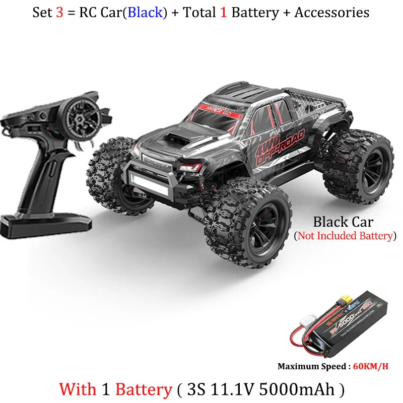 Lightning Fast MJX Hyper Go 10208 1/10 Brushless RC Drift Truck-5