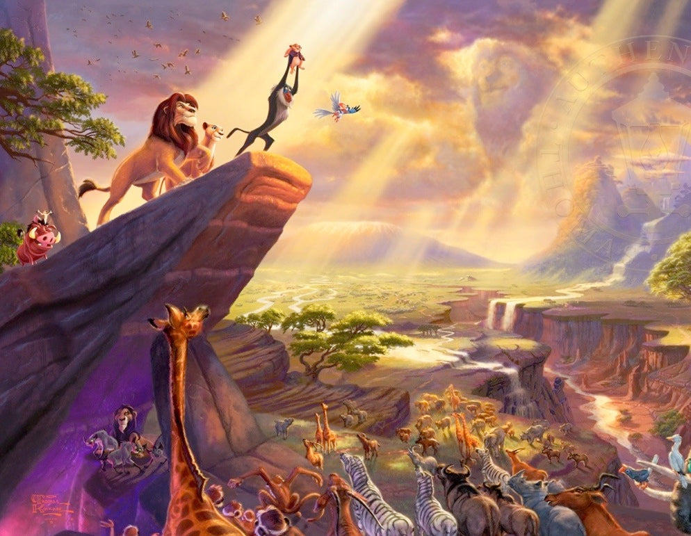 Disney: The Lion King - Thomas Kinkade Framed Art Print 8