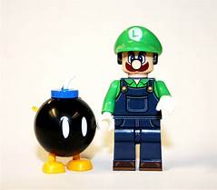 Luigi Minifigure for Lego