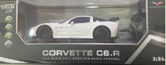 HST LUX Licensed Remote Control Car 1:24 Scale by HST Corvette C6-R White