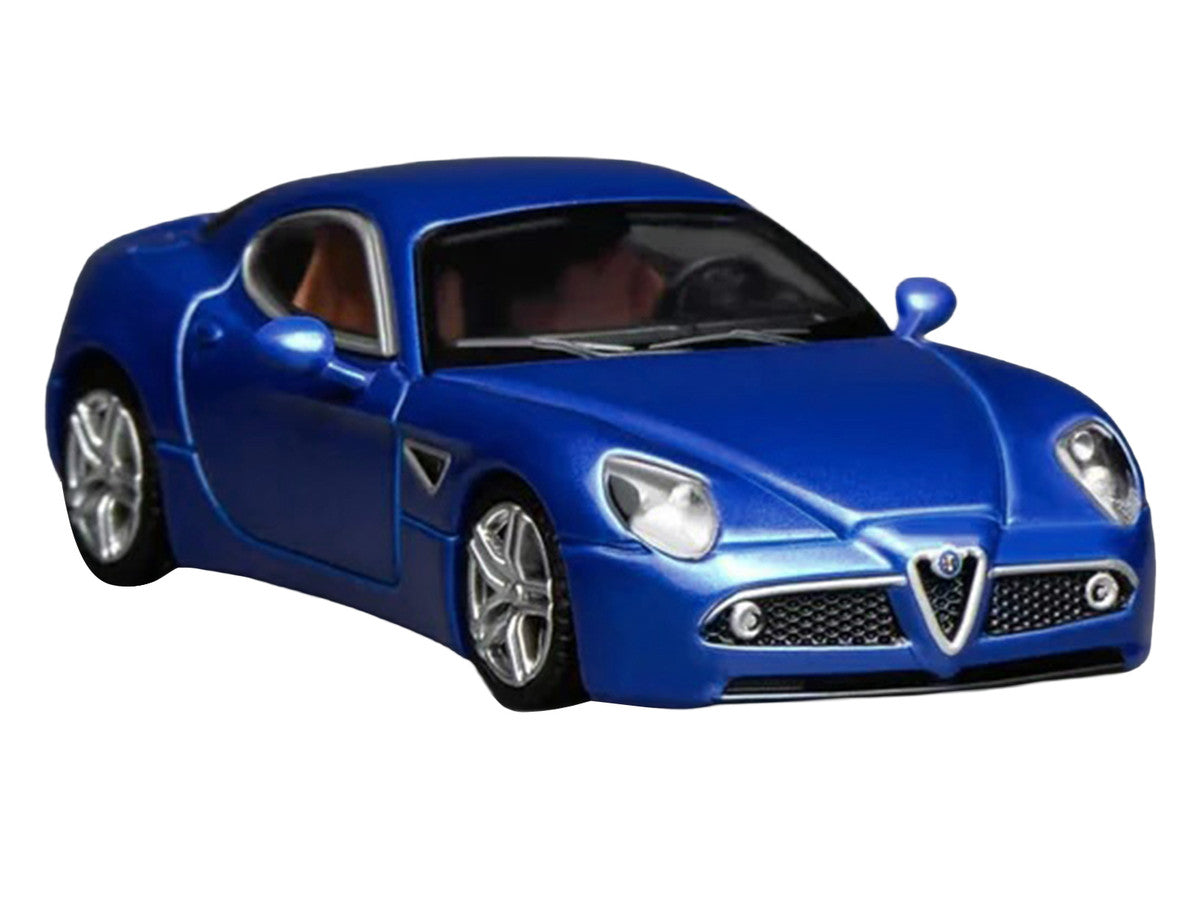 Alfa Romeo 2008 8C Competizione Blue Metallic 1/64 Diecast Model