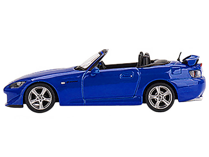 Honda S2000 (AP2) Type S Convertible RHD (Right Hand Drive) Apex Blue Limited Edition to 3000 pieces Worldwide 1/64 Diecast Model Car by Mini GT-1