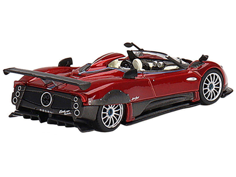 Pagani Zonda HP Barchetta Rosso Dubai Red Metallic Limited Edition to 2040 pieces Worldwide 1/64 Diecast Model Car by Mini GT-2