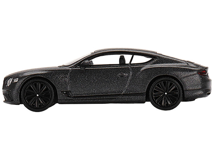 Bentley Continental GT Speed Anthracite Satin Gray Metallic Limited Edition to 1800 pieces Worldwide 1/64 Diecast Model Car by Mini GT-1