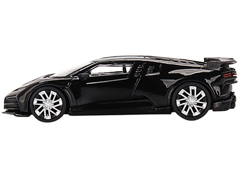 Bugatti Centodieci Black Limited Edition to 3600 pieces Worldwide 1/64 Diecast Model Car by Mini GT-1