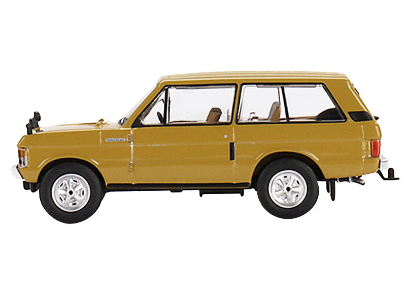1971 Range Rover Bahama Gold Limited Edition 1/64 Diecast Model Car by Mini GT-1