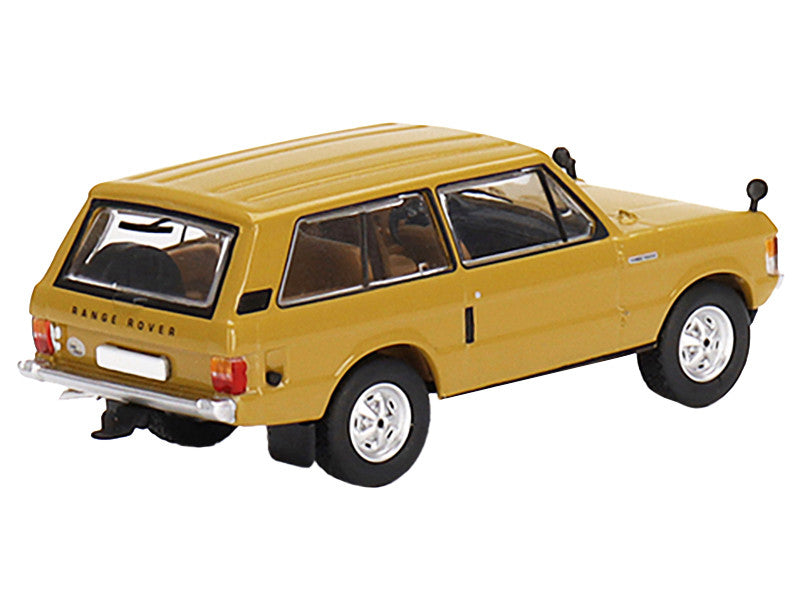 1971 Range Rover Bahama Gold Limited Edition 1/64 Diecast Model Car by Mini GT-2