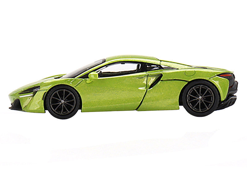 McLaren Artura Flux Green Metallic Limited Edition to 2040 pieces Worldwide 1/64 Diecast Model Car by Mini GT-1