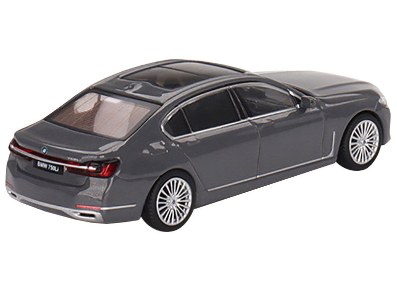 BMW 750Li xDrive Bernina Gray Amber Effect with Sunroof Limited Edition to 2400 pieces Worldwide 1/64 Diecast Model Car by Mini GT-2