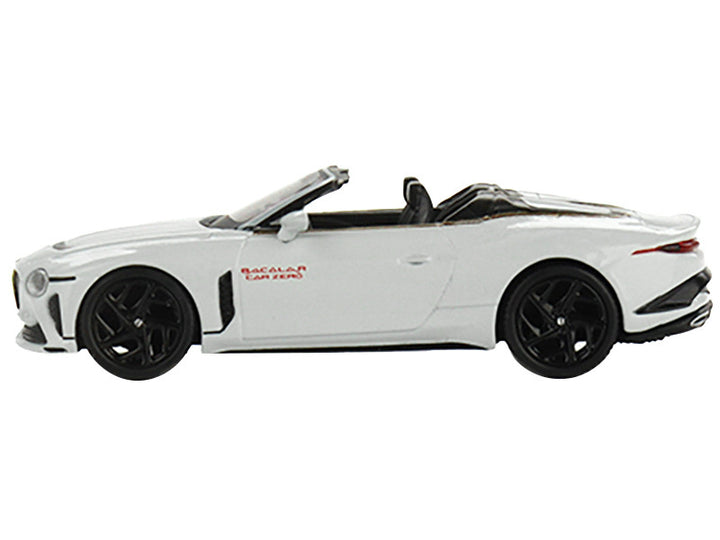 Bentley Mulliner Bacalar White "Car Zero" Limited Edition to 1800 pieces Worldwide 1/64 Diecast Model Car by Mini GT-1