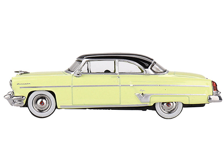 1954 Lincoln Capri Premier Yellow with Black Top Limited Edition to 3000 pieces Worldwide 1/64 Diecast Model Car by Mini GT-1