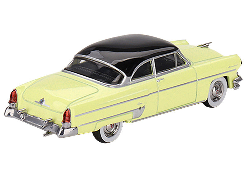 1954 Lincoln Capri Premier Yellow with Black Top Limited Edition to 3000 pieces Worldwide 1/64 Diecast Model Car by Mini GT-2