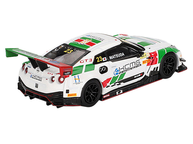 Nissan GT-R NISMO GT3 #23 Tsugio Matsuda "KCMG" "FIA GT World Cup Macau" (2018) Limited Edition 1/64 Diecast Model Car by Mini GT-1