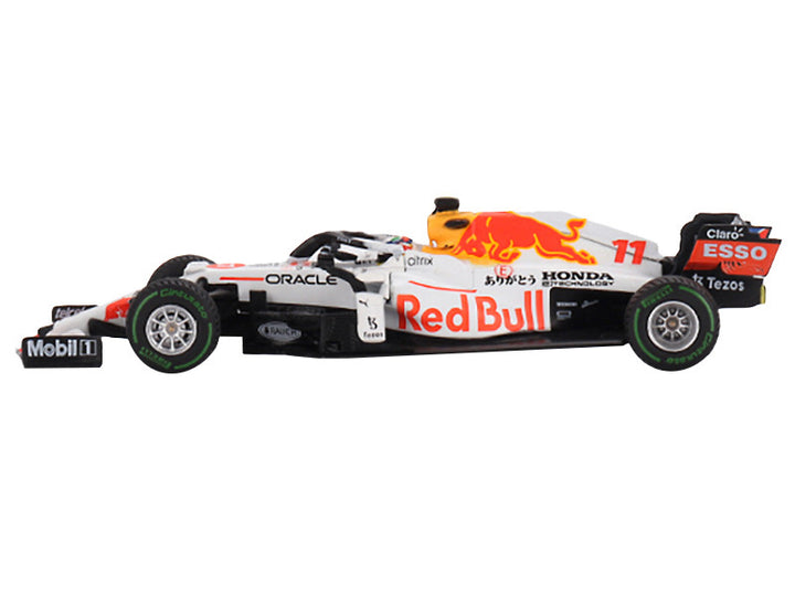 Red Bull Racing RB16B #11 Sergio Perez "Oracle-Honda" 3rd Place Formula One F1 "Turkish GP" (2021) Limited Edition 1/64 Diecast Model Car by Mini GT-1