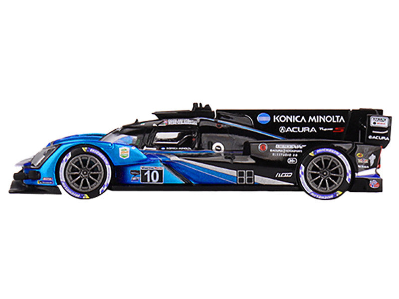 Acura ARX-06 #10 Filipe Albuquerque - Louis Deletraz - Brendon Hartley - Ricky Taylor "Wayne Taylor Racing with Andretti Autosport" IMSA GTP 2nd Place "24 Hours of Daytona" (2023) Limited Edition 1/64 Diecast Model Car by Mini GT-1