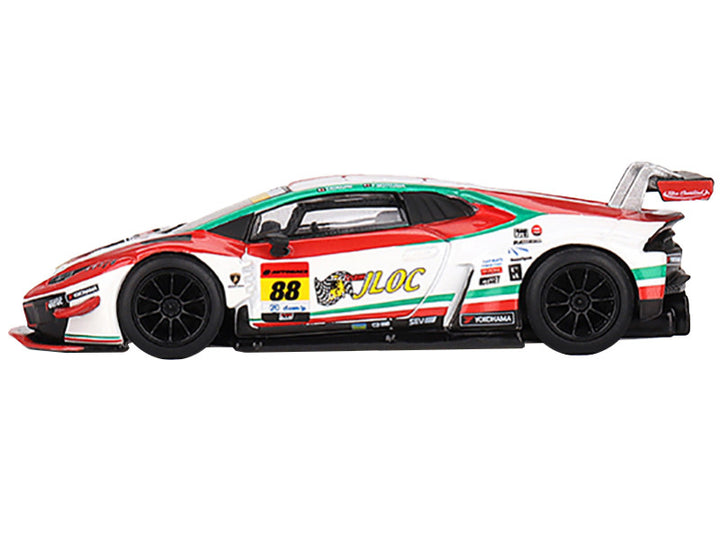 Lamborghini Huracan GT3 EVO #88 Takashi Kogure - Yuya Motojima "JLOC" "Super GT Series" (2023) Limited Edition 1/64 Diecast Model Car by Mini GT-1