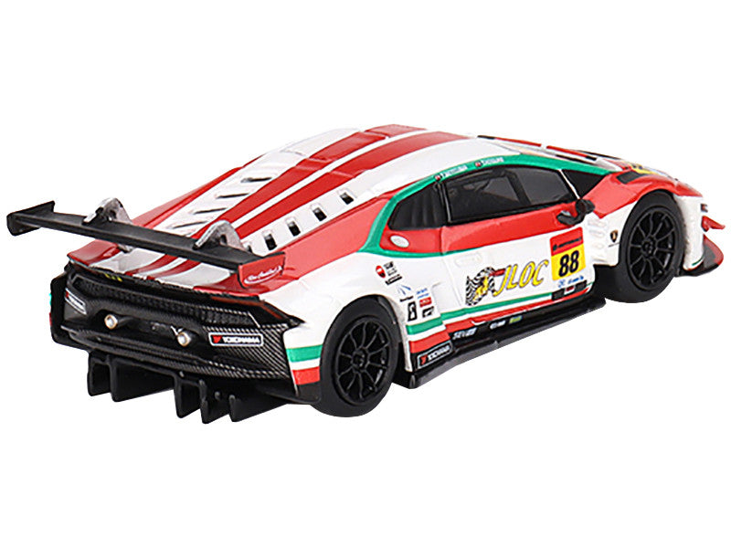 Lamborghini Huracan GT3 EVO #88 Takashi Kogure - Yuya Motojima "JLOC" "Super GT Series" (2023) Limited Edition 1/64 Diecast Model Car by Mini GT-2