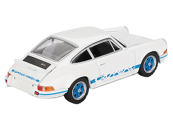Porsche 911 Carrera RS 2.7 Grand Prix White with Blue