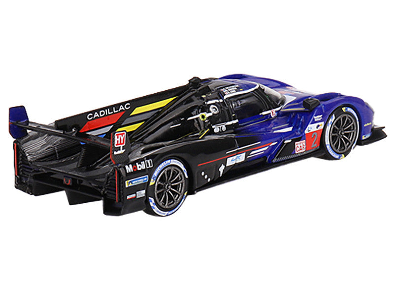 Cadillac V-Series.R #2 Earl Bamber - Alex Lynn - Richard Westbrook "Cadillac Racing" 3rd Place "24 Hours of Le Mans" (2023) Limited Edition to 5400 pieces Worldwide 1/64 Diecast Model Car by Mini GT-2