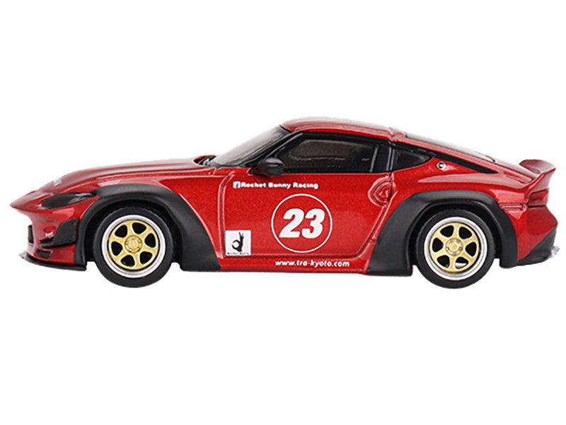 Nissan Z "Pandem" #23 Passion Red Metallic Limited Edition to 6600 pieces Worldwide 1/64 Diecast Model Car by Mini GT-1