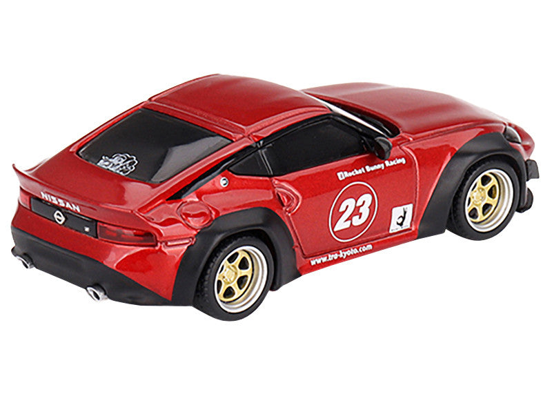Nissan Z "Pandem" #23 Passion Red Metallic Limited Edition to 6600 pieces Worldwide 1/64 Diecast Model Car by Mini GT-0
