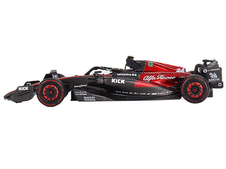 Alfa Romeo C43 #24 Zhou Guanyu "Alfa Romeo F1 Team Kick" Formula One F1 "Australian GP" (2023) Limited Edition 1/64 Diecast Model Car by Mini GT-1