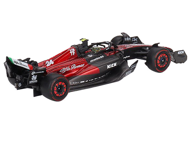 Alfa Romeo C43 #24 Zhou Guanyu "Alfa Romeo F1 Team Kick" Formula One F1 "Australian GP" (2023) Limited Edition 1/64 Diecast Model Car by Mini GT-0