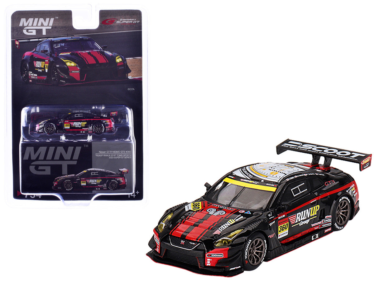 Nissan GT-R NISMO GT3 #360 Takayuki Aoki - Atsushi Tanaka - Takuya Otaki - Yusaku Shibata "Tomei Sports" "Super GT Series" (2023) Limited Edition 1/64 Diecast Model Car by Mini GT-2