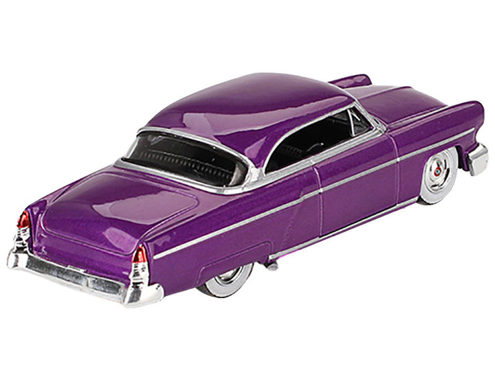 1954 Lincoln Capri Hot Rod Purple Metallic Limited Edition to 3600 pieces Worldwide 1/64 Diecast Model Car by Mini GT-1