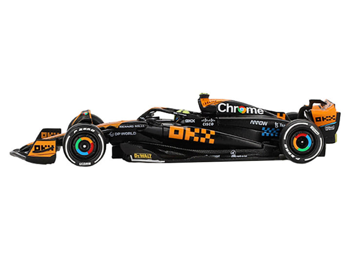 McLaren MCL60 #4 Lando Norris 2nd Place Formula One F1 "Japanese GP" (2023) Limited Edition 1/64 Diecast Model Car by Mini GT 2