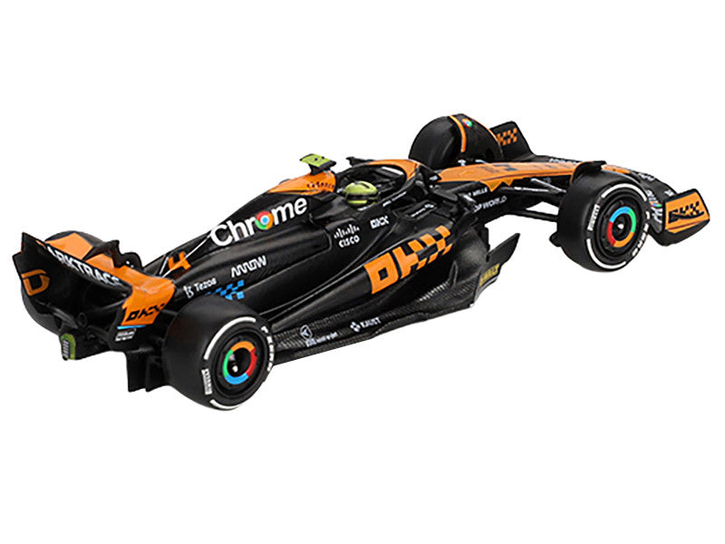 McLaren MCL60 #4 Lando Norris 2nd Place Formula One F1 "Japanese GP" (2023) Limited Edition 1/64 Diecast Model Car by Mini GT