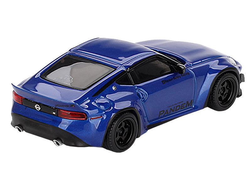 Nissan Z "Pandem" Seiran Blue Metallic Limited Edition to 4800 pieces Worldwide 1/64 Diecast Model Car by Mini GT-2