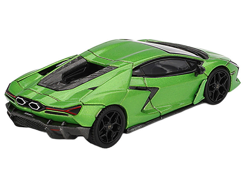 Lamborghini Revuelto Verde Selvans Green Metallic Limited Edition 1/64 Diecast Model Car by Mini GT 2