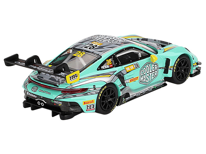 Porsche 911 GT3 R #28 Thomas Preining "HubAuto Racing" "FIA GT World Cup 70th Macau Grand Prix" (2023) Limited Edition 1/64 Diecast Model Car by Mini GT-1