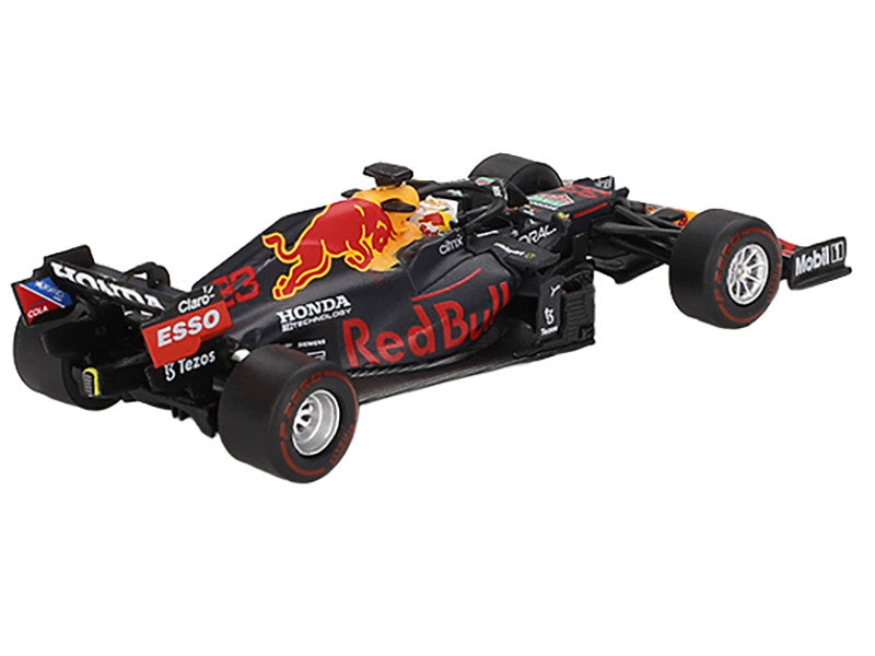 Red Bull RB16B #33 Max Verstappen Winner Formula One F1 "Abu Dhabi GP" (2021) Limited Edition 1/64 Diecast Model Car by Mini GT-1