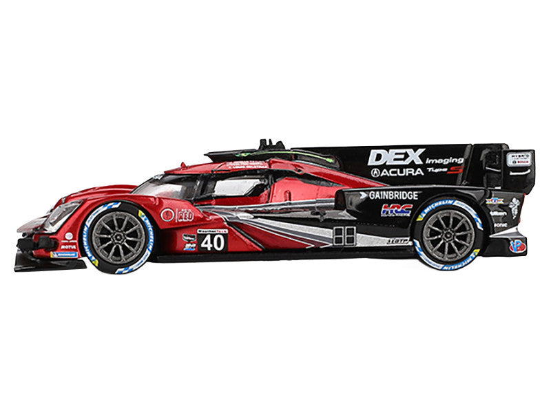Acura ARX-06 GTP #40 Louis Deletraz - Colton Herta - Jordan Taylor "Wayne Taylor Racing with Andretti" Winner IMSA "12 Hours of Sebring" (2024) Limited Edition 1/64 Diecast Model Car by Mini GT-0