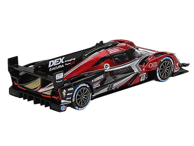 Acura ARX-06 GTP #40 Louis Deletraz - Colton Herta - Jordan Taylor "Wayne Taylor Racing with Andretti" Winner IMSA "12 Hours of Sebring" (2024) Limited Edition 1/64 Diecast Model Car by Mini GT-1