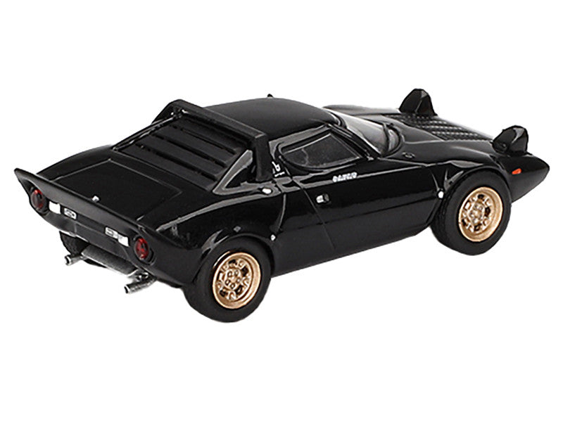 Lancia Stratos HF Stradale Nero Black Limited Edition 1/64 Diecast Model Car by Mini GT-1