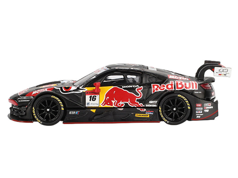 Honda NSX-GT "TYPE S" GT500 #16 Ukyo Sasahara - Toshiki Oyu "Team Red Bull Mugen" "Super GT Series" (2022) Limited Edition 1/64 Diecast Model Car by Mini GT-1