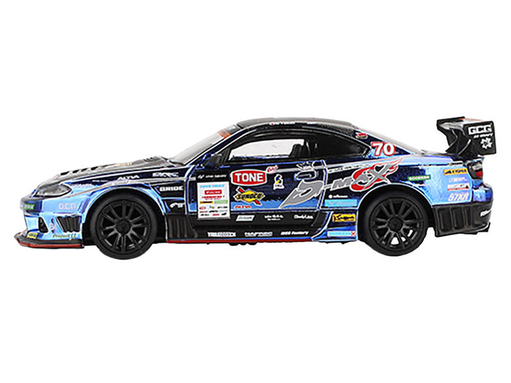 Nissan Silvia (S15) D-MAX RHD (Right Hand Drive) #70 Masashi Yokoi "D-MAX Racing" "D1 Grand Prix" (2023) Limited Edition 1/64 Diecast Model Car by Mini GT-0
