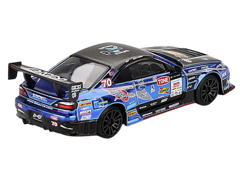 Nissan Silvia (S15) D-MAX RHD (Right Hand Drive) #70 Masashi Yokoi "D-MAX Racing" "D1 Grand Prix" (2023) Limited Edition 1/64 Diecast Model Car by Mini GT-1