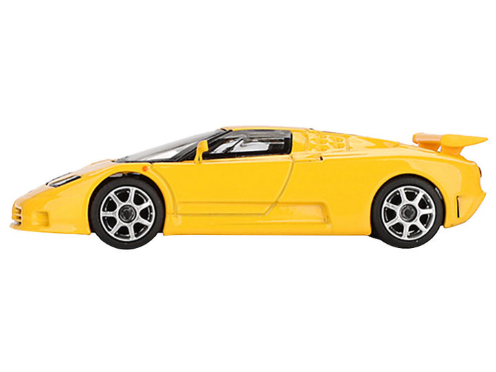 Bugatti EB110 Super Sport Giallo Bugatti Yellow Limited Edition 1/64 Diecast Model Car by Mini GT-1