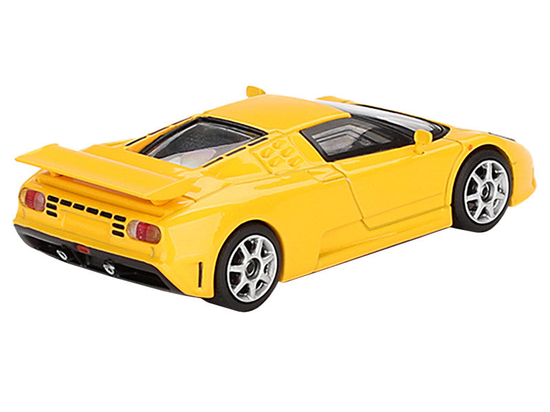Bugatti EB110 Super Sport Giallo Bugatti Yellow Limited Edition 1/64 Diecast Model Car by Mini GT-2