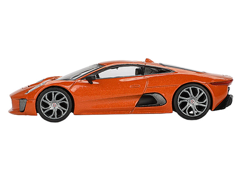 Jaguar C-X75 Orange Metallic 007 James Bond "Spectre" (2015) Movie Limited Edition 1/64 Diecast Model Car by Mini GT-0