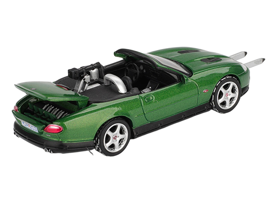 Jaguar XKR Green Metallic 007 James Bond "Die Another Day" (2002) Movie Limited Edition 1/64 Diecast Model Car by Mini GT 4