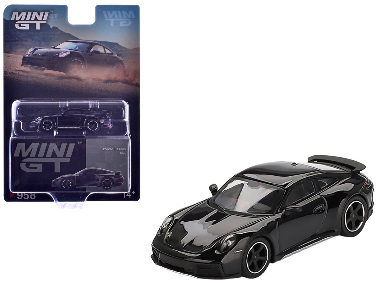 Porsche 911 Dakar Black Limited Edition 1/64 Diecast Model Car by Mini GT-2