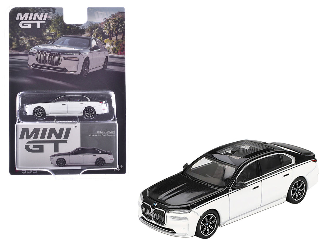 BMW i7 xDrive60 Dravit Alpine White and Black Sapphire 4