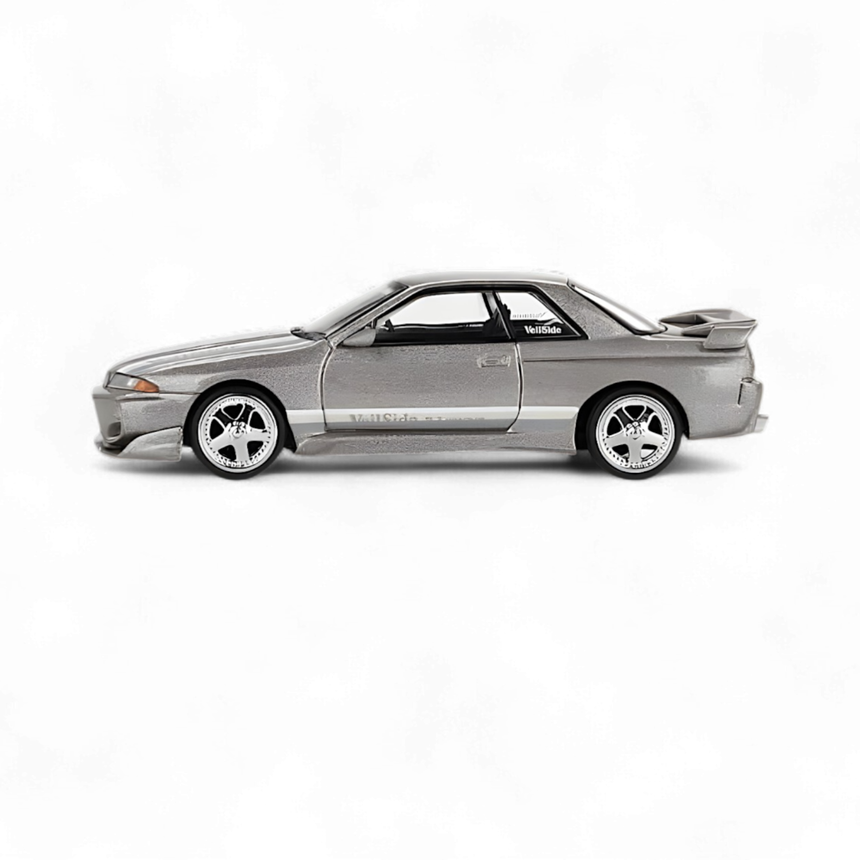 Nissan Skyline GT-R (R32) Veilside Combat C-I Veilside Combat Grey #971 1:64 by Mini GT 3