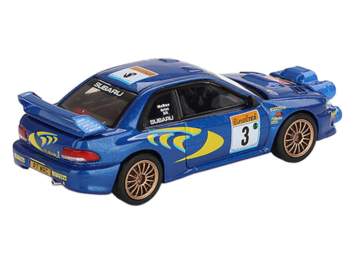 Subaru Impreza WRC98 #3 Colin McRae - Nicky Grist 3rd Place "Rally Monte-Carlo" (1998) Limited Edition 1/64 Diecast Model Car by Mini GT-0