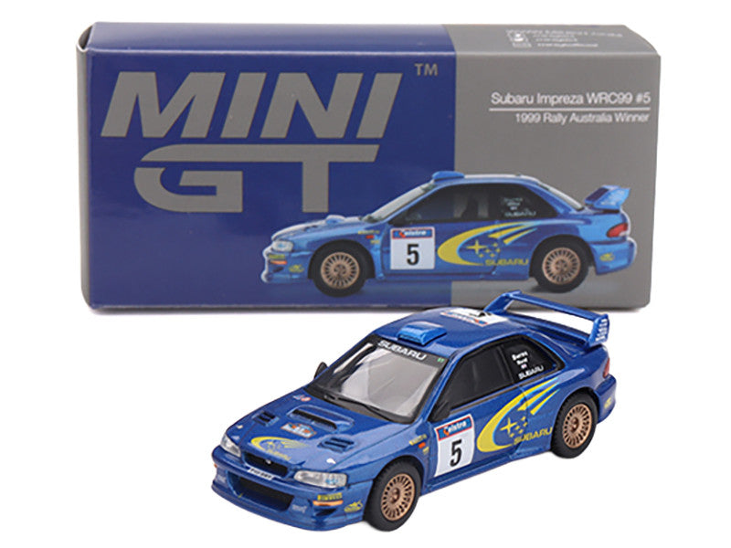 Subaru Impreza WRC98 #3 Colin McRae - Nicky Grist 3rd Place "Rally Monte-Carlo" (1998) Limited Edition 1/64 Diecast Model Car by Mini GT-1